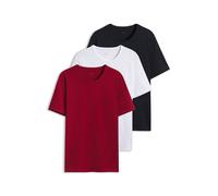 BOSS Dreierpack T-Shirts aus Baumwolle - Style TShirtRN 3P Classic, 50532468 Blau / Rot / Weiß L