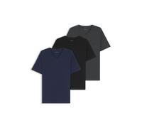 BOSS T-Shirt Classic V-Ausschnitt 3er-Pack 100% Baumwolle Dunkelgrau meliert XL