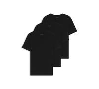 BOSS Dreierpack T-Shirts mit V-Ausschnitt aus Baumwolle - Style TShirtVN 3P Classic, 50475285 Schwarz XS