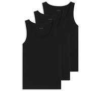 BOSS Dreierpack Unterhemden aus Baumwolle mit Logo-Stickerei - Style Tank Top 3P Classic, 50475278 Schwarz XXL