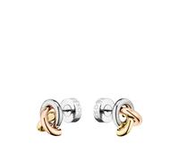 BOSS Dreifarbige Ohrringe mit Knoten-Design - Style HARMONIE, HB1580773 Silberfarben ONESI