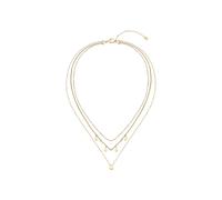 BOSS Dreireihige Halskette in Goldfarbe mit Tropfenanhängern - Style SELENA, HB1580766 Goldfarben ONESI