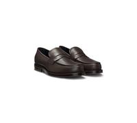 BOSS Dressletic-Loafer aus weichem Leder - Style Dressletic_Loaf_bure, 50539885 Dunkelbraun 43
