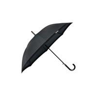 BOSS Dunkelgrauer Stadtschirm mit Fischgrätmuster und Griff aus Kunstleder - Style Umbrella Chevron Dark Grey, 58837104 Dunkelgrau ONESI