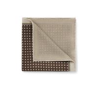 BOSS Einstecktuch aus italienischer Seide mit wendbarem Print - Style L-POCKET SQ CM35 253, 50555714 Braun gemustert ONESI