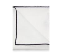 BOSS Einstecktuch aus Leinen mit kontrastfarbener Bordüre - Style H-POCKET SQ. ONE, 50561709 Dunkelblau ONESI