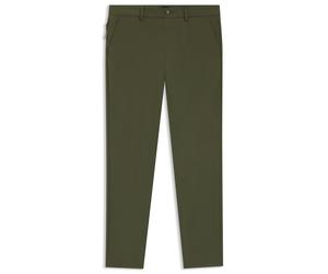 BOSS Elastische Slim-Fit Hose - Style P-Kaiton1-Zip, 50543945 Dunkelgrün 33/30