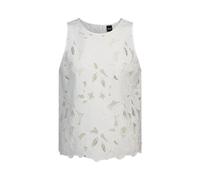 BOSS Elegante Bluse aus Baumwoll-Mix mit Lochstickerei - Style Berodi, 50537401 Weiß 36