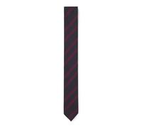 BOSS Elegante Krawatte mit diagonalem Streifenmuster - Style H-TIE CM6 262, 50572561 Dunkelblau ONESI