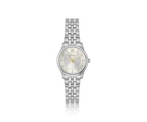 BOSS Elegante silberfarbene Uhr mit Zifferblatt im Sonnenschliff - Style GRACEFUL MINA, 58733257 Silberfarben ONESI
