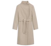BOSS Eleganter Mantel aus Schurwolle mit Kaschmir und Gürtel - Style Calegan, 50548490 Natur 40