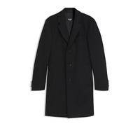 BOSS Eleganter Slim-Fit Mantel aus Wolle mit Kaschmir - Style H-Hyde-264, 50571557 Schwarz 56