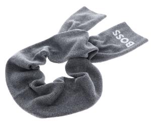 BOSS Elios Knitted Scarf Silver