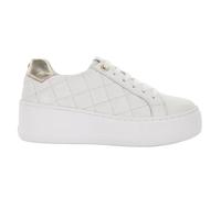 Boss - "Elizas" Gesteppt Sneaker für Damen, Leder, Keilabsatz (Weiß) EU 39/UK 6