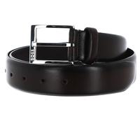 BOSS Elloy Sz35 Leather Belt W100 Dark Brown