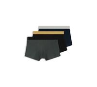BOSS Eng anliegende Boxershorts aus Baumwoll-Mix im Dreierpack - Style Trunk 3P MetallicM G, 50546808 Schwarz / Grau / Blau XXL