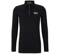 BOSS Equestrian Elton Signature Stripe Trainings Polo, schwarz, Gr. XS