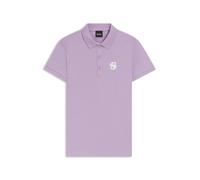 BOSS Equestrian Poloshirt aus Stretch-Baumwolle mit Double-B-Monogramm - Style MONA POLO WHITE, B7W0602 Flieder XS