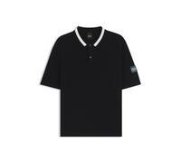 BOSS Equestrian Pullover aus Baumwolle mit Polokragen - Style JOSHUA KNITWEAR POLO RICE, B7M1001 Dunkelblau XXL