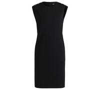 BOSS Etuikleid aus Stretch-Gewebe mit geknöpften Schultern - Style Doniala, 50537435 Schwarz 32