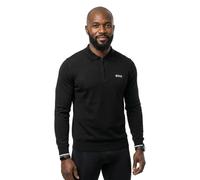 Strickpullover BOSS GREEN "KN Ever-X PL", Herren, Gr. XXL, schwarz (schwarz001), Strick, Obermaterial: 100% Baumwolle, unifarben, casual, regular fit normal, Rundhals, Langarm Bündchen, Pullover, mit 