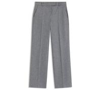BOSS Extra lang geschnittene Regular-Fit Hose aus Flanell - Style Tilda6, 50580360 Grau 40