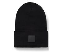 BOSS Strickmütze aus Baumwolle mit Logo-Etikett - Style Fantastico_R_Hat, 50529442 Schwarz ONESI