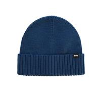 BOSS Fati_O Herren Strickmütze, navy, Einheitsgröße