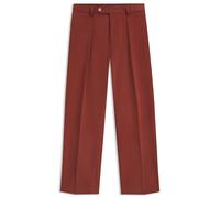 BOSS Fein gemusterte BECKHAM x BOSS Hose aus Baumwolle - Style Trousers-252_DB, 50554875 Dunkelrot 98