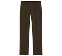 BOSS Fein gemusterte BECKHAM x BOSS Hose aus Baumwolle - Style Trousers-252_DB, 50554875 Grün 52