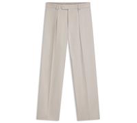 BOSS Fein gemusterte BECKHAM x BOSS Hose aus Baumwolle - Style Trousers-252_DB, 50554875 Hellbeige 52