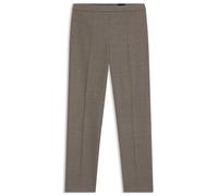 BOSS Fein gemusterte Regular-Fit Hose aus Woll-Mix - Style Tiluna_sidezip6, 50545535 Grau 42
