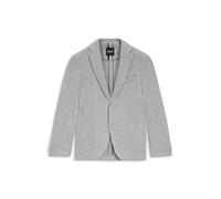 BOSS Fein gemusterter Blazer aus Woll-Mix - Style C-Hanry-252, 50551586 Hellgrau 56