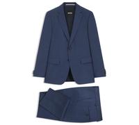 BOSS Fein gemusterter Slim-Fit Zweiteiler aus Stretch-Gewebe - Style H-Huge-2Pcs-253, 50557252 Blau 58
