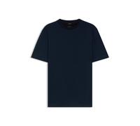 BOSS Fein gemustertes T-Shirt aus merzerisierter Baumwolle - Style H-Thompson 432, 50534030 Dunkelblau XXL