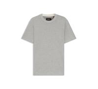 BOSS Fein strukturiertes T-Shirt aus Baumwoll-Mix mit Seide - Style L-Tesar 88, 50549164 Grau XXL
