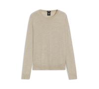 BOSS Feinstrick-Pullover aus Merinowolle mit Rundhalsausschnitt - Style Ferpina, 50544987 Hellbeige S