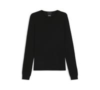BOSS Feinstrick-Pullover aus Merinowolle mit Rundhalsausschnitt - Style Ferpina, 50544987 Schwarz XL