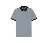 BOSS Feuchtigkeitsableitendes Poloshirt aus elastischem Baumwoll-Mix mit Piqué-Struktur - Style Polo GL, 50544192 Grau S