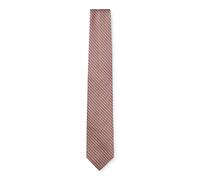 BOSS Filigran gemusterte Krawatte aus italienischer Seide - Style L-TIE CM 7,5 - 223, 50571807 Hellrosa ONESI