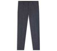 BOSS Filigran gemusterte Slim-Fit Hose aus Schurwolle - Style C-Genius-253, 50551584 Dunkelblau 56