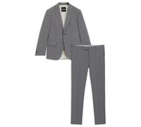 BOSS Filigran gemusterter Slim-Fit Anzug aus Stretch-Gewebe - Style H-Huge-2Pcs-253, 50546087 Hellgrau 50