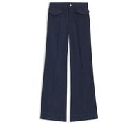 BOSS Flare-Fit Jeans aus blauem italienischem Stretch-Denim - Style ROSALYA-FLARE, 50552627 Dunkelblau 30/34
