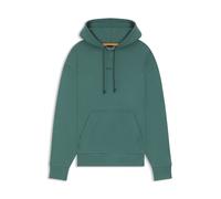 BOSS Fleece-Hoodie aus Baumwoll-Terry mit kontrastfarbenem Logo - Style WeSmallhood, 50514530 Grün XL