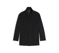 BOSS Formeller Mantel aus italienischem Gewebe mit Stehkragen - Style H-Coxtan-Bib-264, 50571529 Schwarz 44