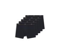 BOSS Fünfer-Pack eng anliegende Boxershorts aus Stretch-Baumwolle mit Logo-Bund - Style BoxerBr 5P Essential, 50570055 Dunkelblau L