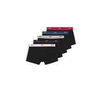 BOSS Fünferpack eng anliegende Boxershorts mit kurzem Bein aus Stretch-Baumwolle mit Logos am Bund - Style Trunk 5P Essential, 50531660 Schwarz M