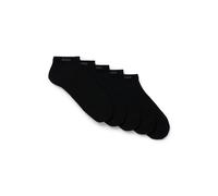 BOSS Herren 5P AS Uni CC Fünferpack Sneakers-Socken aus Baumwoll-Mix mit Branding Schwarz001 39-42