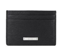 BOSS Kartenetui aus italienischem Leder mit Logo-Applikation - Style GalleryA_S card, 50470473 Schwarz ONESI