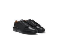 BOSS Gary Sneakers aus gebürstetem Leder mit elastischen Schnürsenkeln - Style Gary_Tenn_buamf, 50546855 Schwarz 43